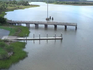 dawho landing fishing pier